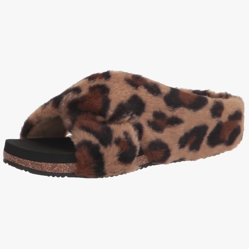 Volatile Natural Leopard Dreamer Slippers
